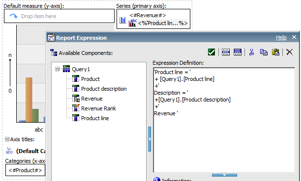 Cognos Report Studio Charts