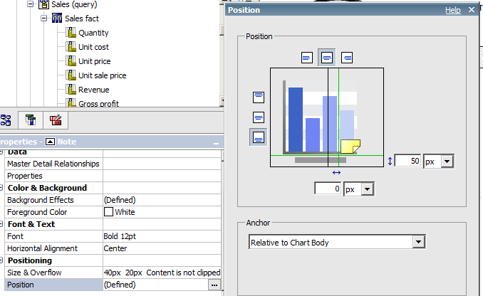 Cognos Gauge Chart