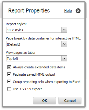 tabbed properties